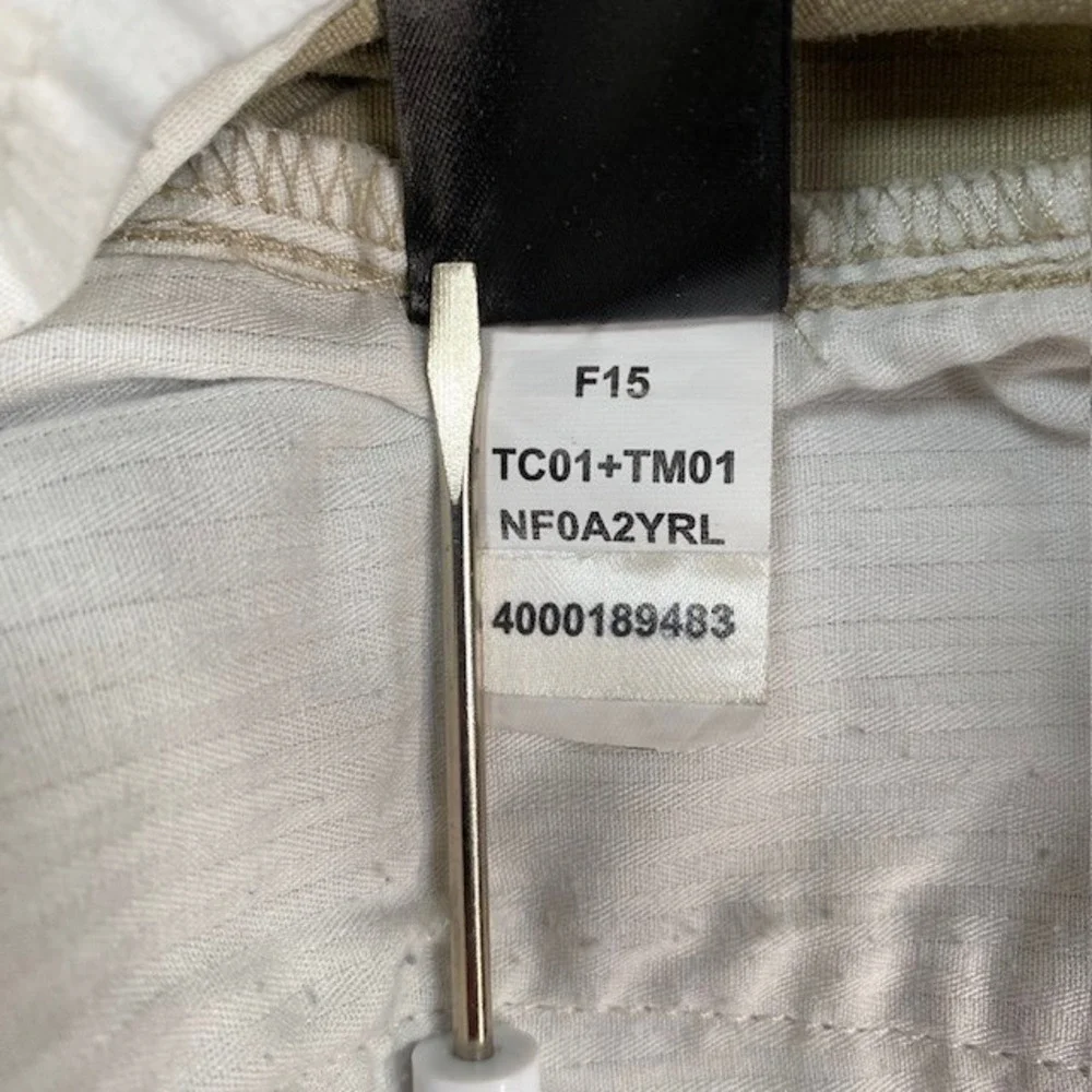 The North Face Mens Ripstop Hiking Pants Khaki Tan‎ Size 38 Regular Outdoor Trek